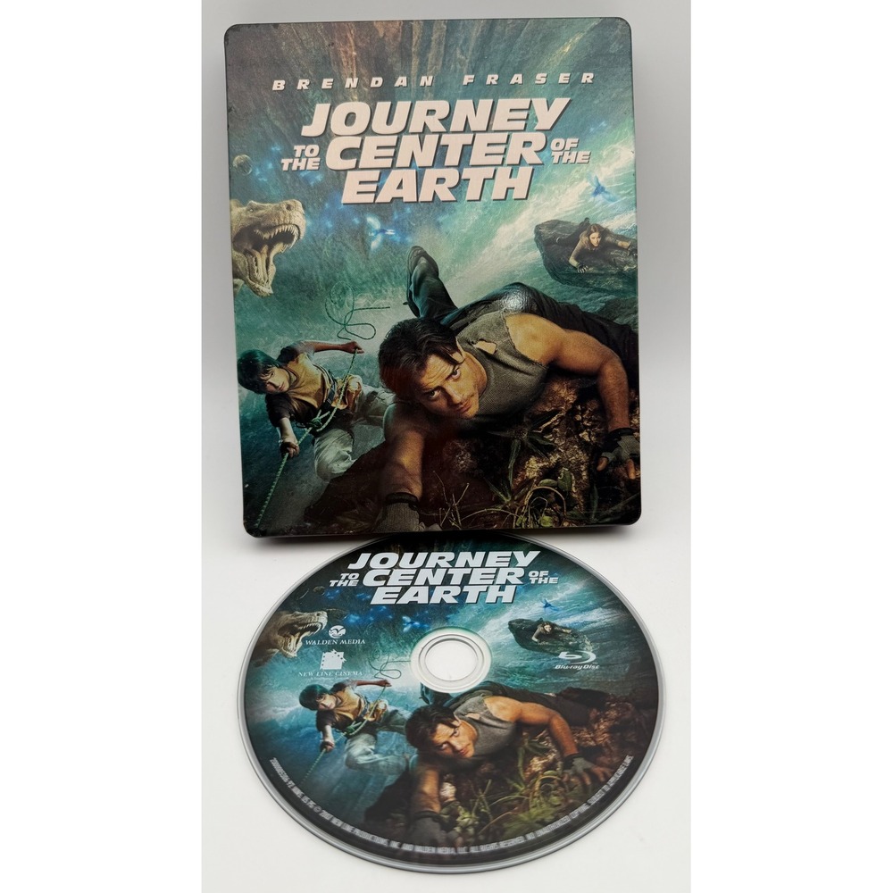 Journey to the Center of the Earth Blu-ray Steelbook Brendan Fraser Movie